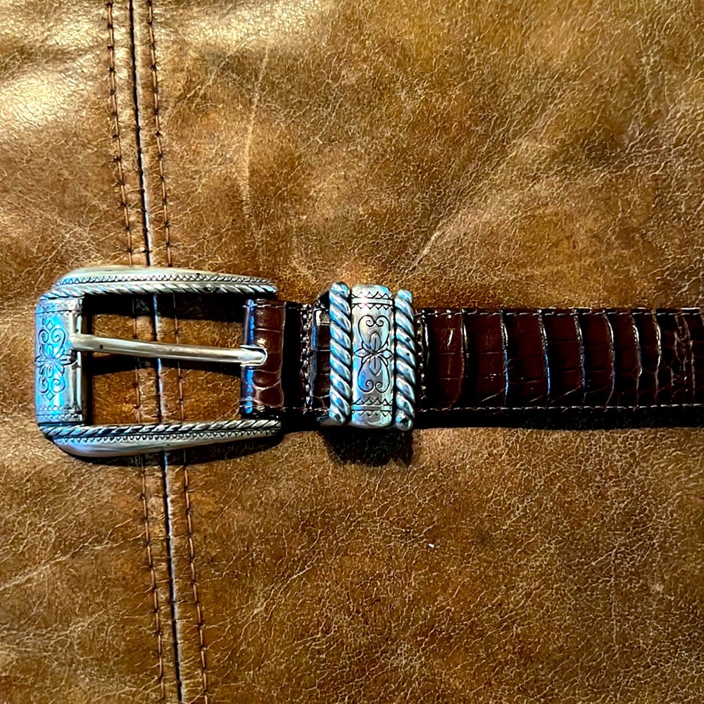 Brighton Brown Leather Belt